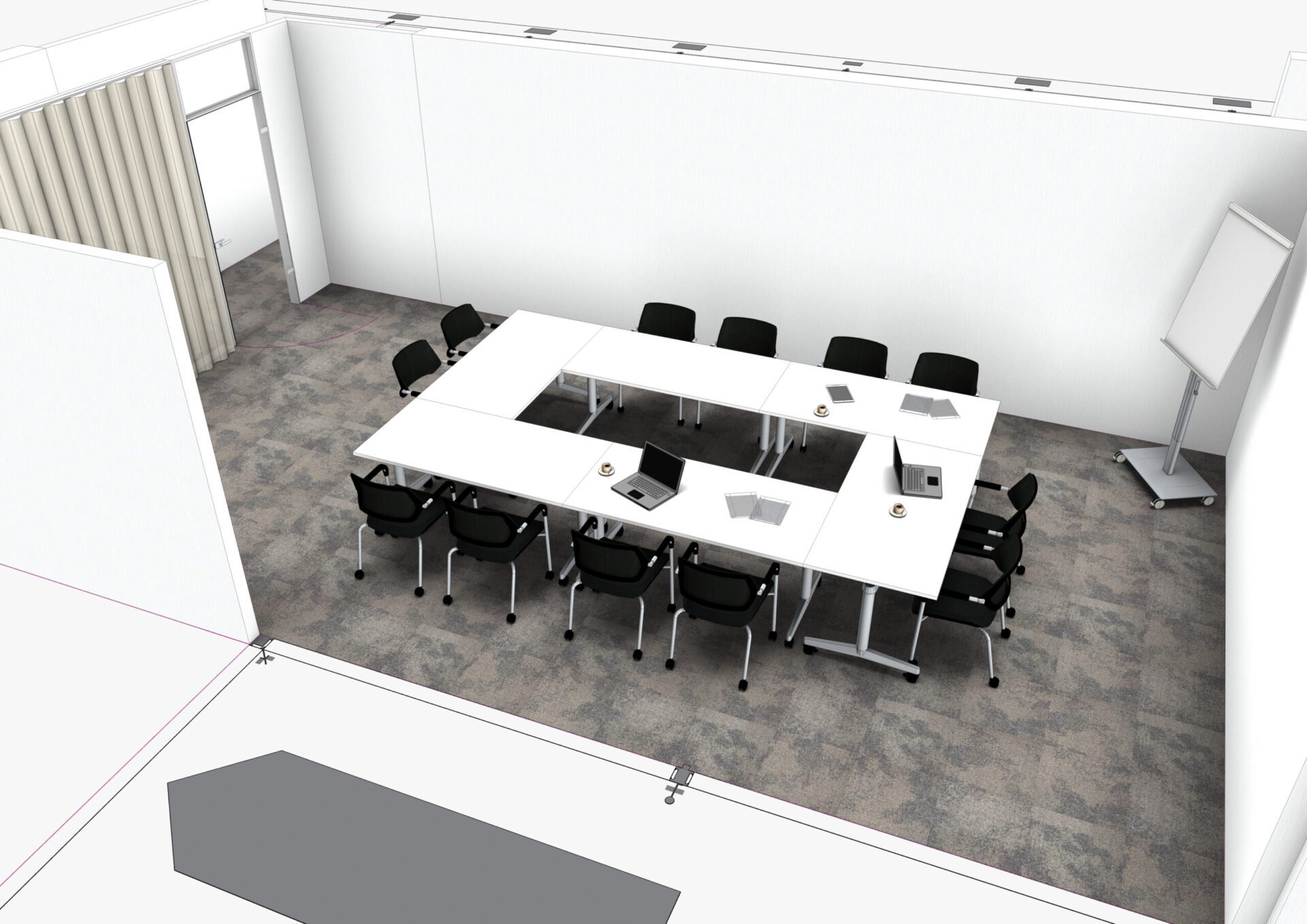 Meeting room OBC Graphic meeting room OBC