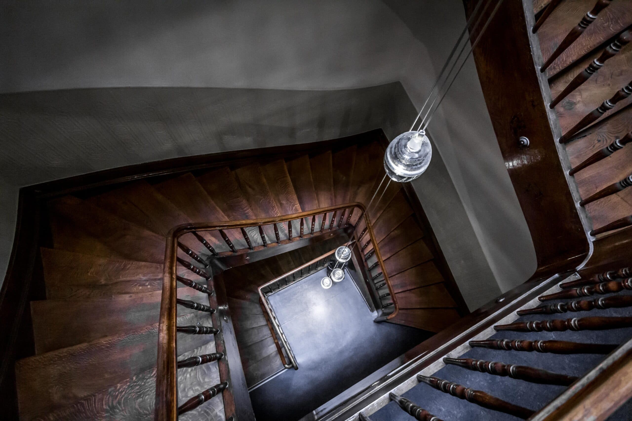 Staircase Beautiful staircase made of wood