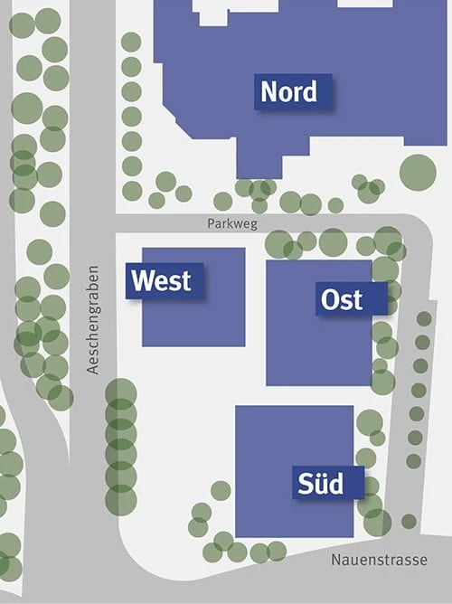 Campus graphic of the Baloise Park
