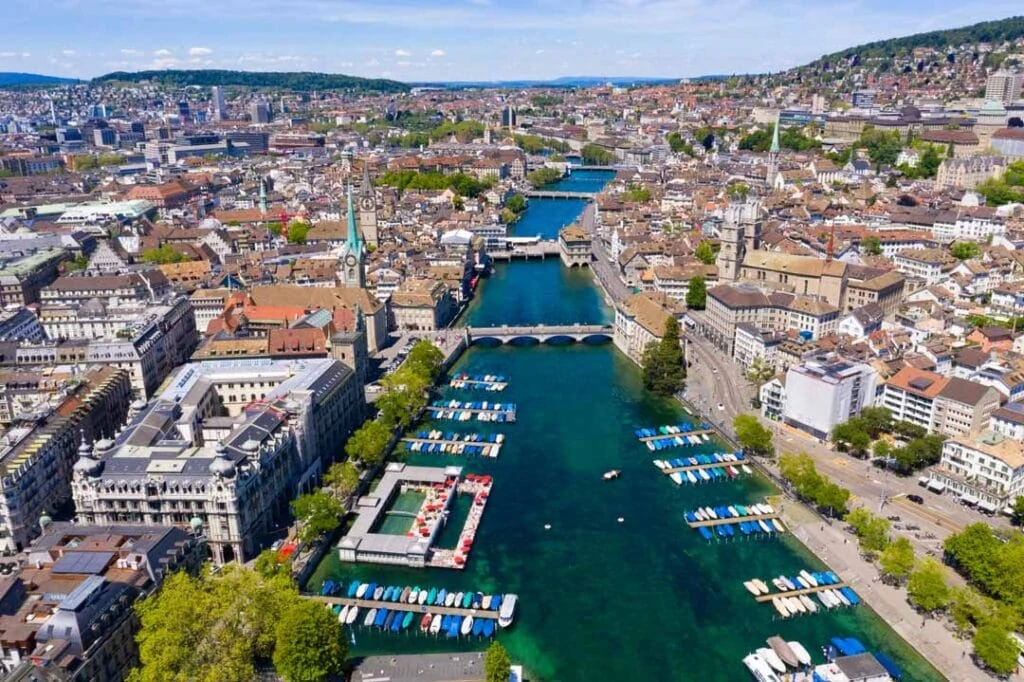 Zurich from above