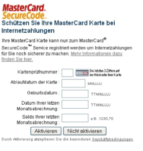 MasterCard Screenshot