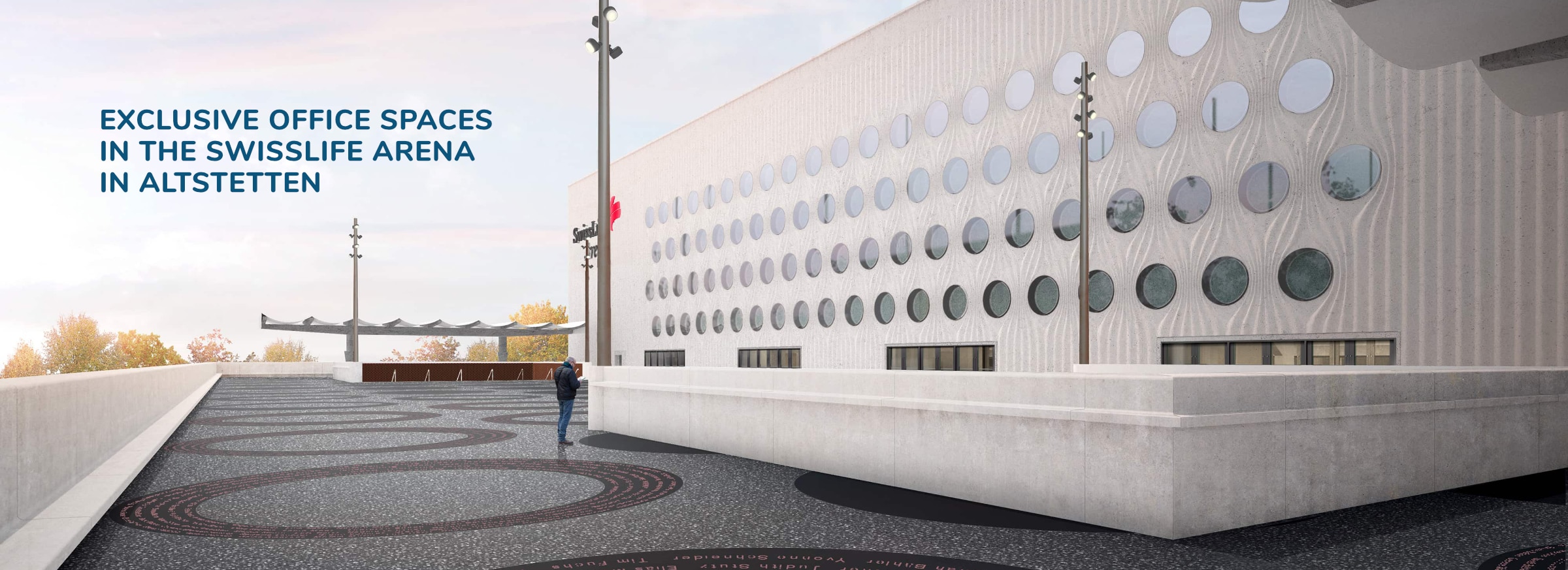 EXCLUSIVE OFFICE SPACES
in the Swisslife Arena
in Altstetten EXCLUSIVE OFFICE SPACES
in the Swisslife Arena
in Altstetten